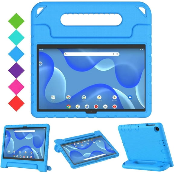 BMOUO Kids Case for Onn. 10.4" Tablet Pro 2023 (Model:100110603), Light Weight Shockproof Convertible Handle Stand Case for Onn 10.4 inch 2023 Pro Release , Blue