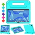 thumbnail image 1 of BMOUO Kids Case for Onn. 10.4" Tablet Pro 2023 (Model:100110603), Light Weight Shockproof Convertible Handle Stand Case for Onn 10.4 inch 2023 Pro Release , Teal, 1 of 7
