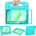 thumbnail image 1 of BMOUO Kids Case for Samsung Galaxy Tab A11+ Plus 11 Inch 2026/ A9+ Plus 2023 with Built-in Screen Protector, Light Weight Shock Proof Handle Stand Cover for Galaxy Tab A11 Plus/A9 Plus ,Teal, 1 of 5