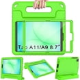 thumbnail image 1 of BMOUO Kids Case for Samsung Galaxy Tab A11 8.7-inch 2025 / A9 8.7-inch 2023 / A7 Lite 8.7 Inch 2021, with Screen Protector, Convertible Stand Protective Case Cover for kids ,Green, 1 of 9