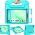 thumbnail image 1 of BMOUO Kids Case for Samsung Galaxy Tab A11 8.7-inch 2025 / A9 8.7-inch 2023 / A7 Lite 8.7 Inch 2021, with Screen Protector, Convertible Stand Protective Case Cover for kids ,Teal, 1 of 7