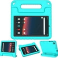 thumbnail image 1 of BMOUO Kids Case for Walmart Onn 7 inch Gen 3 2022 (Model:100071481), Light Weight Shockproof Convertible Handle Stand Case for Onn 7" Tablet 2022 (Only Fit for 2022, 3rd Gen), Teal, 1 of 7
