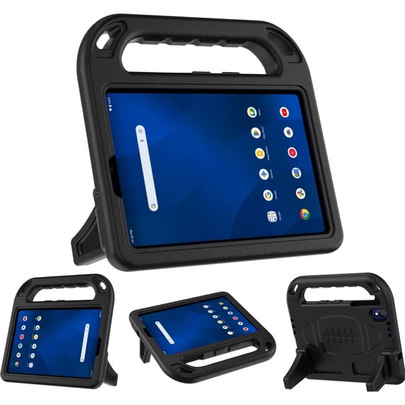 BMOUO Kids Case for Onn 8.1 Inch Core Tablet 2026 Model, Lightweight Foldable Kickstand Shockproof Handle Design Case for Onn 8.1 2026, Black