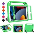 thumbnail image 1 of BMOUO Kids Case for iPad 9th/8th/7th Generation, with Built-in Screen Protector, Shockproof Handle Stand Kids iPad 10.2" Case 2021/2020/2019, Green, 1 of 8