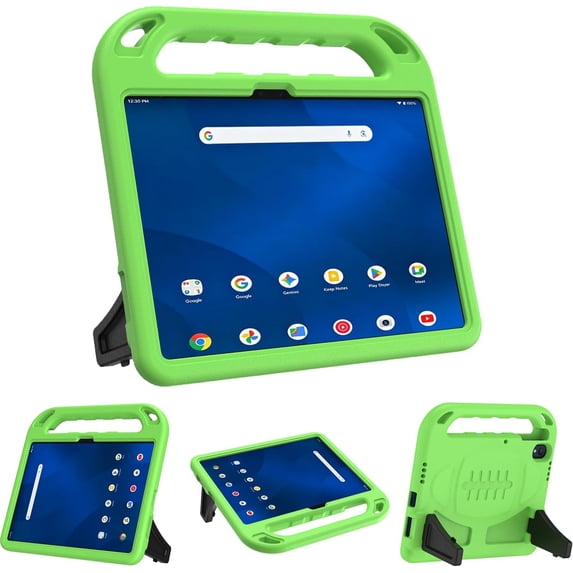 BMOUO Kids Case for onn 11" Core Tablet 2026 Model, Lightweight Foldable Kickstand Shockproof Handle Design Case for onn 11 Inch 2026, Green