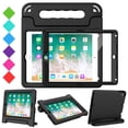 thumbnail image 1 of BMOUO Kids Case for iPad 5th/6th Generation (9.7-inch, 2017/2018), iPad Air 2 / iPad Pro 9.7 Case with Built-in Screen Protector, Shockproof Protective Cover with Handle Stand for Kids, Black, 1 of 8