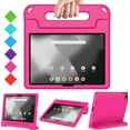 thumbnail image 1 of BMOUO Kids Case for onn 11" Tablet Pro Gen 4 2024 (Model:100146660), Shockproof Light Weight Handle Stand Case for Walmart Onn Tablet 11 inch 2024 (Gen 4), Rose, 1 of 8