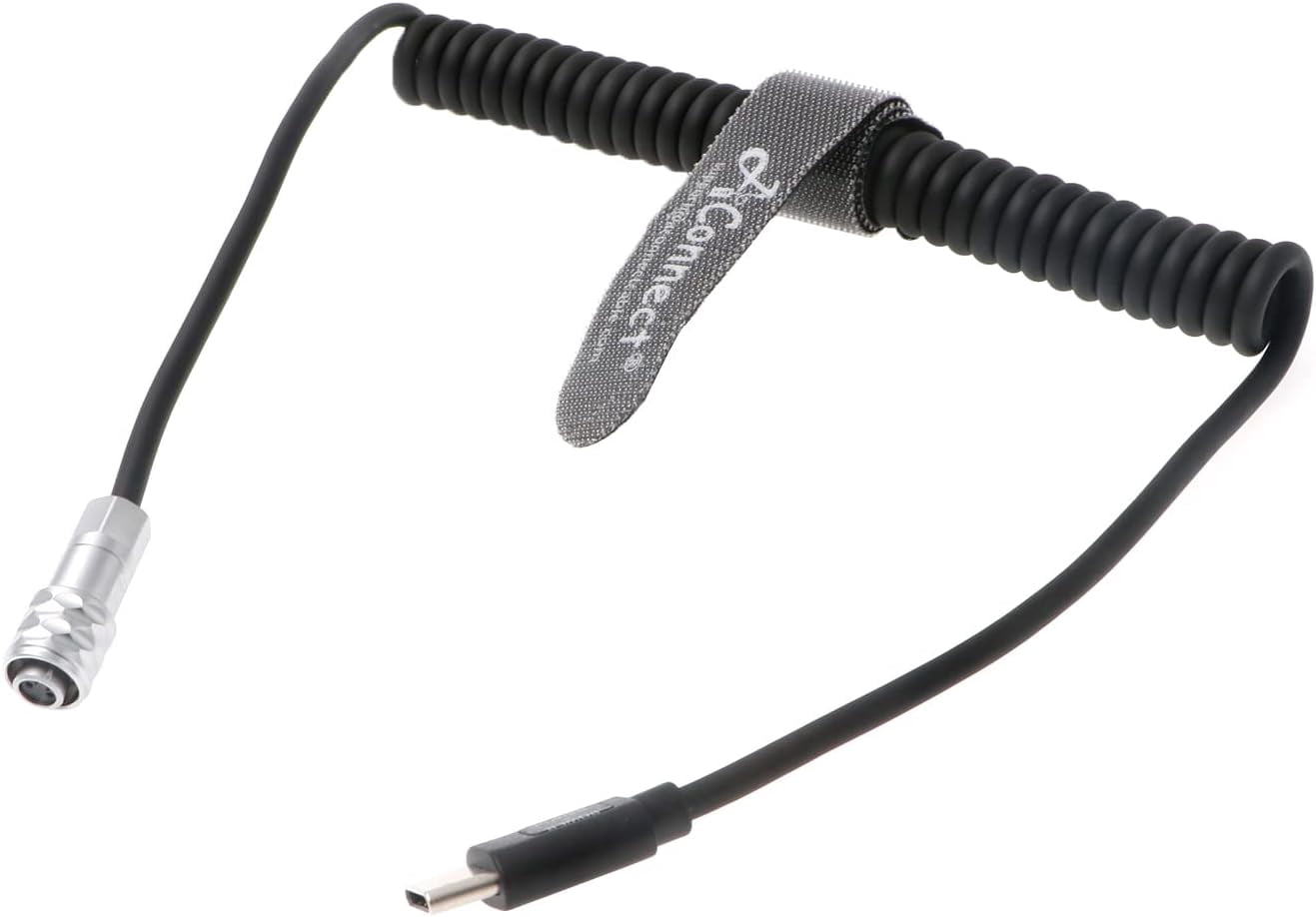 Eonvic Kabel Für BMPCC 4K/6K – Weipu SF610 2-Pin Auf USB-C, 2 M, Externe Stromversorgung