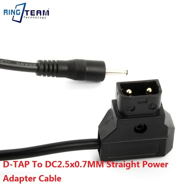 BMPCC Power Cord DTAP To DC 2.5x0.7MM StraightThrough Power Adapter