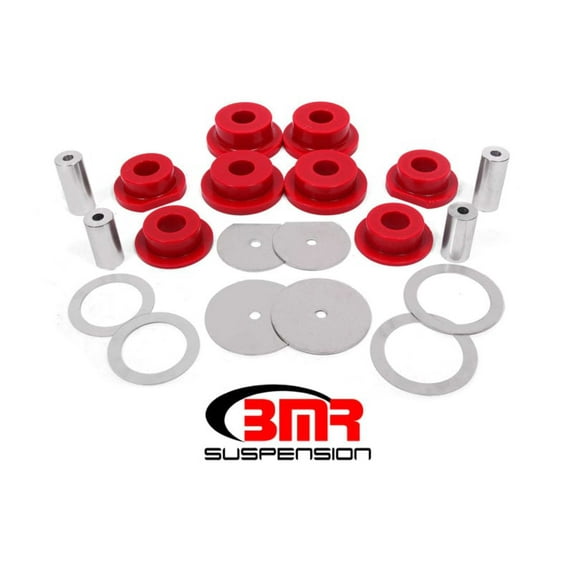 BMR Suspension Rear Cradle Bushing Kit for Dodge Challenger 2008-2018 - Red Polyurethane