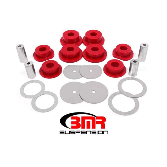 BMR Suspension Rear Cradle Bushing Kit for Dodge Challenger 2008-2018 - Red Polyurethane