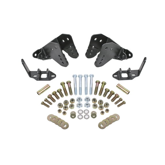 BMR 78-87 G-Body Rear Coilover Conversion Kit w/ Control Arm Bracket - Black Hammertone - CCK007H