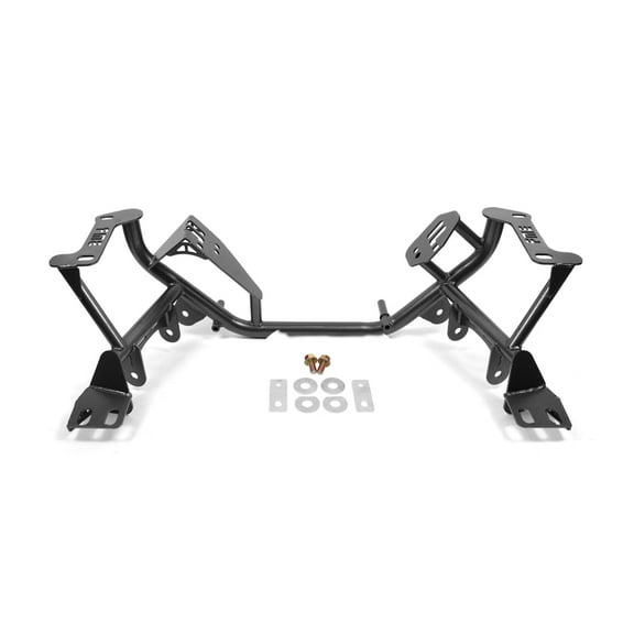 BMR Suspension Ford Mustang K-Member Standard Version with Coilover Perches - Black Hammertone (Part #KM731H)