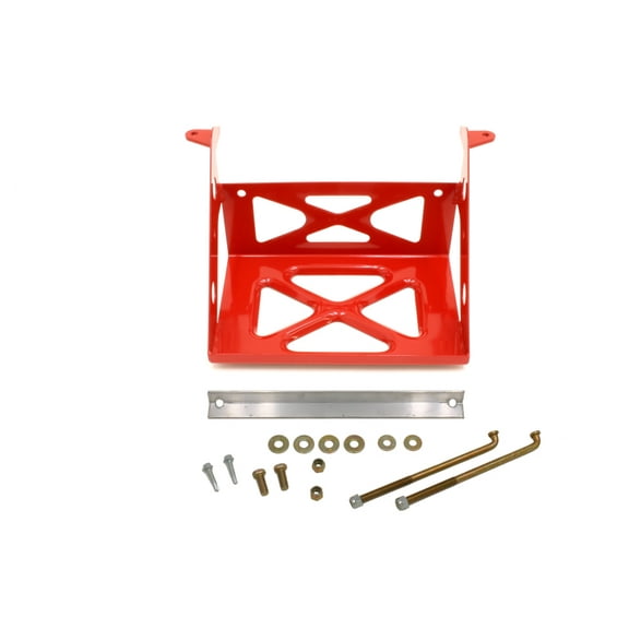 BMR Suspension BR001R Battery Relocation Mount Kit 1982-02 GM F-Body Red Powerco