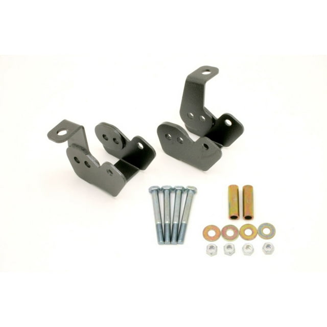 BMR 8202 3rd Gen FBody BoltOn Control Arm Relocation Brackets Black Hammertone CAB002H