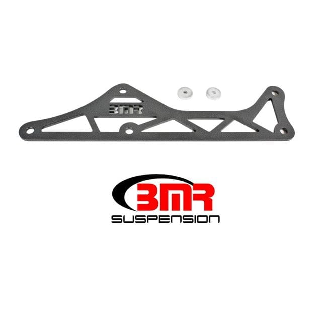 BMR Suspension DTB006H 2016-2017 6th Gen Camaro Aluminum Driveshaft Tunnel Brace - Black Hammertone