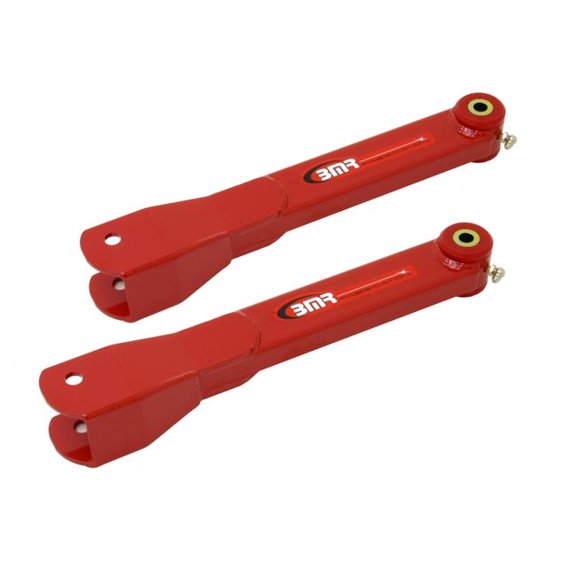 BMR Suspension TCA026R Suspension Trailing Arms - Rear - Non-Adjustable - Red - 2010-15 Camaro