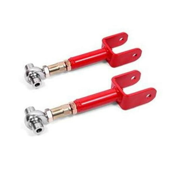BMR Suspension UCA463R 1978-1987 G-Body Upper Control Arms DOM On-Car Adjustable Rod Ends - Red