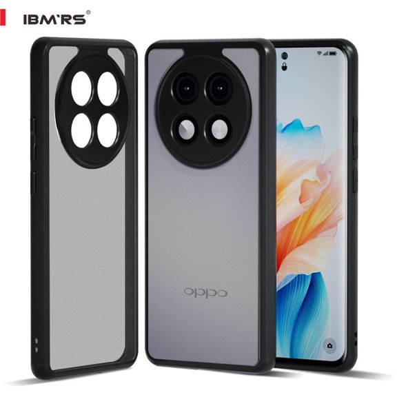 BMRS For oppo a2 pro 5g Case,Translucent Shockproof Phone Cover (Camo Black)