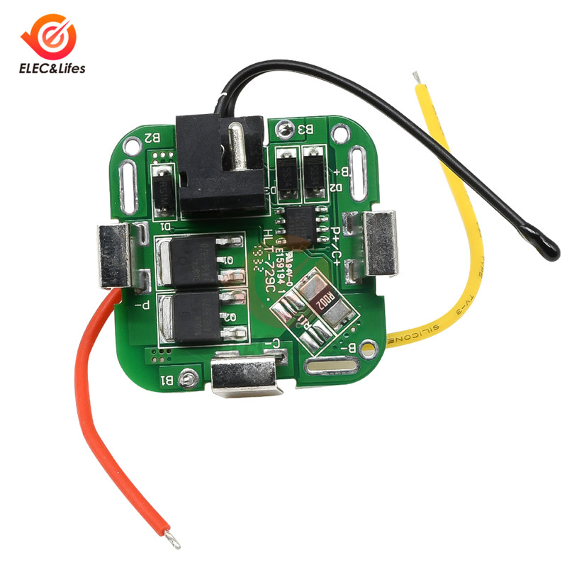 BMS 4S 14.8V 18650 Lithium Battery Charging Protection Board Dual MOS