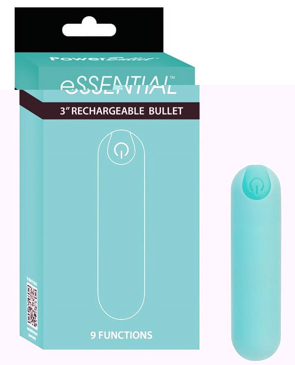 BMS Enterprises Bullet 9 Function USB Rechargeable Cord Case Included  Water-resistant Teal Vibrator - Walmart.com