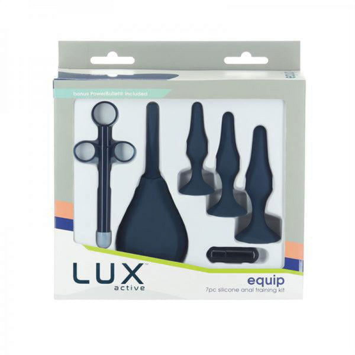 BMS Enterprises Lux Active Equip Silicone Anal Plug Training Kit - Dark ...