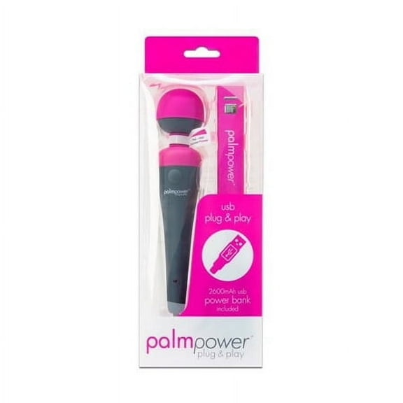 BMS Enterprises Palm Power Plug & Play Fuchsia Massager