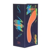 BMS Enterprises The Mini Swan Wand Glow in the Dark - Orange Bullet Vibrators