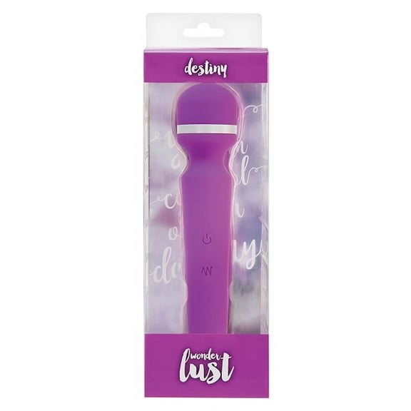 BMS Enterprises Wonderlust Destiny - Purple Personal Massage Wand, Vibrator