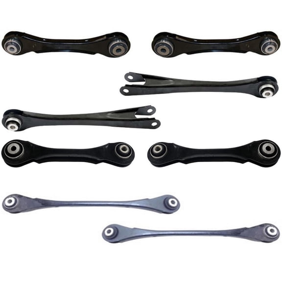 for BMW for 328i 2012-2018 Rear Control Arms Kit - Forward, Upper, Lower, No Drilling - F22, F23, F30, F31, F32 Chassis - X05LA0928, X05LA0927, X05LA0929, X05LA0931, X05LA0930