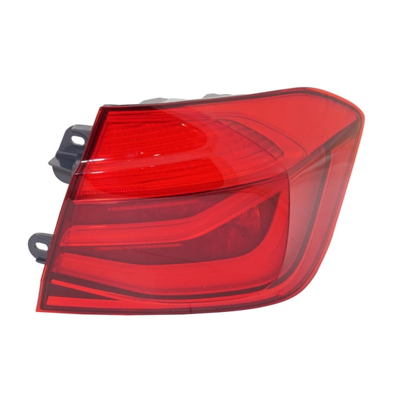 For BMW 330i/330i xDrive 2017 2018 Tail Light Assembly Passenger Side | Outer | Red Lens | LED | F30 | Sedan | Lens/Housing | Replacement For BM2805123 | 63217369116