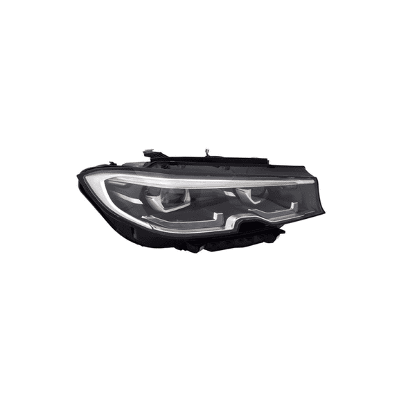 For BMW 330i/330i xDrive 2019 2020 2021 2022 Headlight Passenger Side | LED | Clear Lens | w/ Adaptive | Chrome | Replacement For BM2503197 | 191275874691, 63118496160