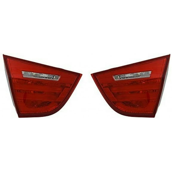 For BMW 335i Inner Tail Light 2009 2010 2011 Driver and Passenger Side Pair For BM2802105, BM2803105 | 63 21 7 289 427, 63 21 7 289 428, 63 21 7 154 155