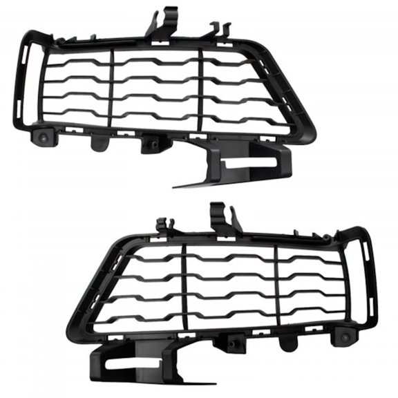 For BMW 340i/330i 2017 Fog Light Cover Driver And Passenger Side | Pair | PP Plastic | Textured Black | For Sedan | With M-Race Package | BM1038179, BM1039179 | 191275406625, 51118068125, 51118068126