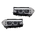 thumbnail image 1 of For BMW 530e/M5 2018 2019 2020 Headlight Driver and Passenger Side | Pair | Sedan | LED Projector | Replacement For BM2518179, BM2519179 | 63117214959, 63117214960, 1 of 4