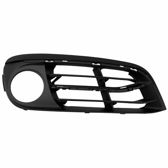 For BMW 535D 2014 2015 2016 Fog Light Trim Passenger Side | Front | Textured Black | F10 | Sedan | Modern | Luxury | w/Fog Light | Replacement For BM1039186 | 51117331732