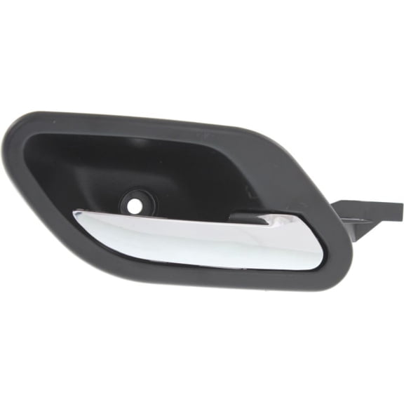 For BMW 740i Interior Door Handle Front Or Rear, Passenger Side Black bezel with chrome lever (1995 - 1999) | Without Door Lock Hole| Trim: Base/All Submodels