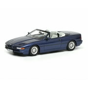 BMW 850i Cabriolet Blue Limited Edition to 500 pieces Worldwide 1/18 Model Car by Schuco