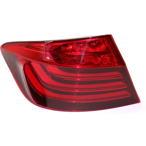 For BMW ActiveHybrid 5 2014 2015 2016 Tail Light Assembly Driver Side | Outer | Include Hybrid | Quarter Mounted | LED | CAPA | Replacement For BM2804111, BM2804111C | 191275489413, 63217312707