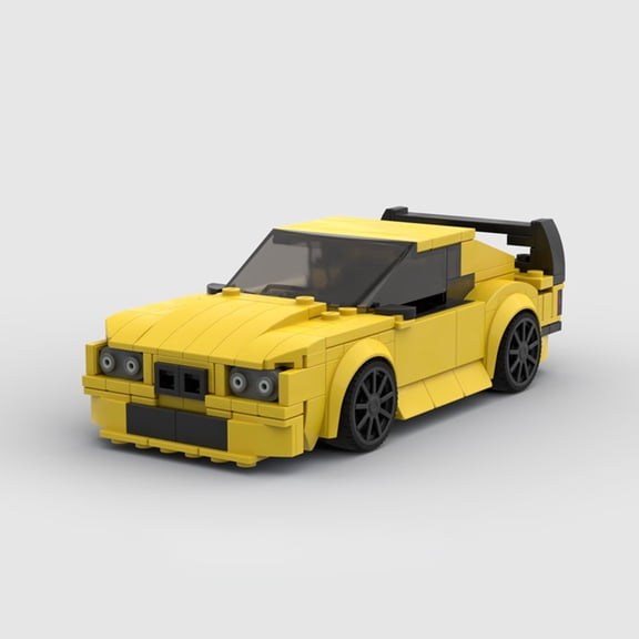 BMW E36 8-Grid Building Blocks Set | MOC Classic Sports Car Model | DIY Assembly Brick Toy | Gift for Car Enthusiasts