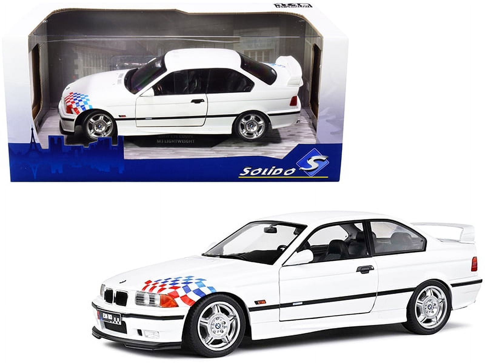 BMW E36 M3 Coupe Lightweight White with Graphics 1/18 BMW E36 M3 Coupe Lightweight White with Graphics 1/18