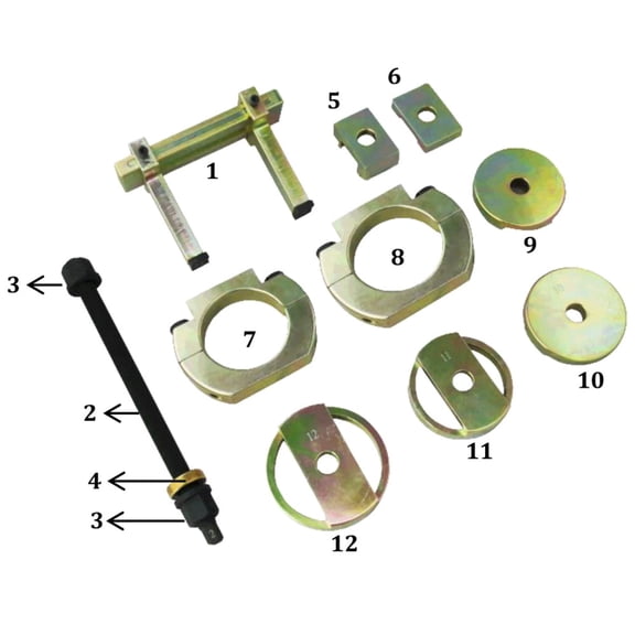 BMW (E87/E90) Rear Suspension Bushing Extractor/Installer Kit