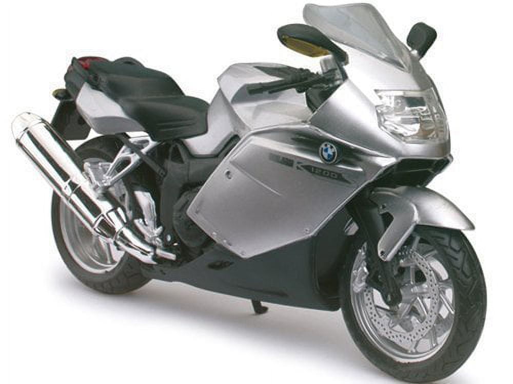 BMW K1200S Silver Motorcycle Model 1/12 by Automaxx 600303S