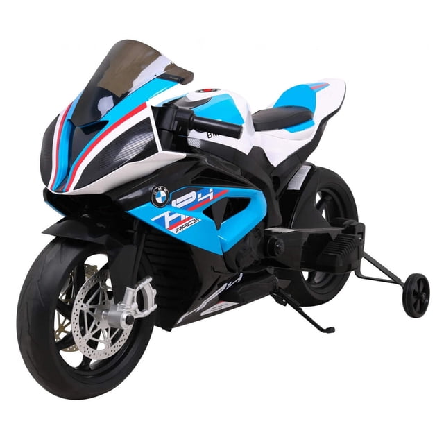 BMW Kids Ride-on Bike with 12V Battery, Soft Seats, and Eva Wheels ...