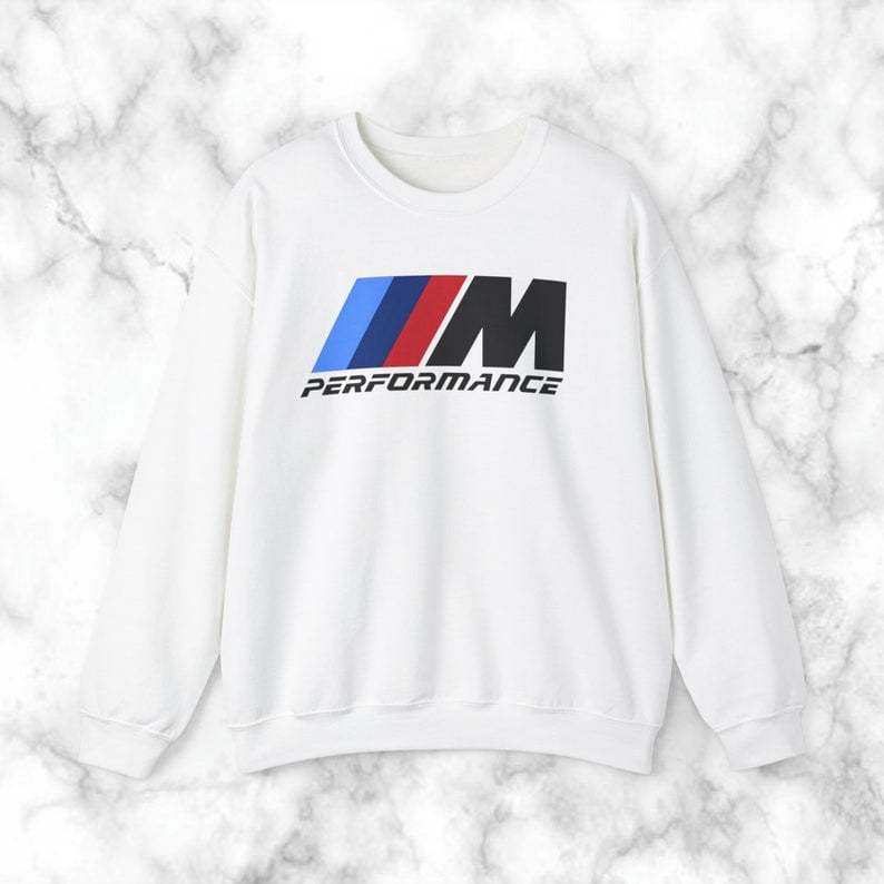 BMW M Performance Sweatshirt, Car Enthusiast Gift, BMW Apparel, Racing
