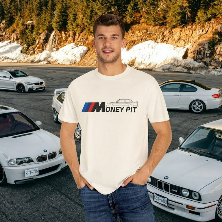 BMW M Power Money Pit Shirt Bimmer Lover Car Guy Gift comfort colors tshirt soft and comfortable material