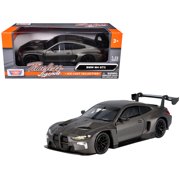 BMW M4 GT3 Matt Black "Timeless Legends" Series 1/24 Diecast Model Car by Motormax