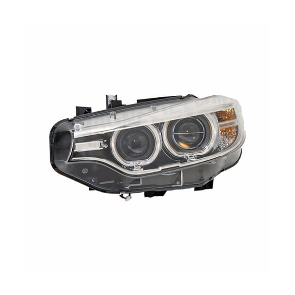 For BMW M3/M4 2015 2016 2017 Headlight Unit Driver Side | Lens & Housing | HID | With Adaptive | Replacement For BM2518156 | 615343517414, 63117377853