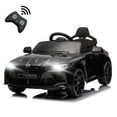 thumbnail image 1 of BMW M4 12V Kids Ride On Toy Car with Remote Control, Toddler Electric Car with 3 Speeds,USB,MP3,Bluetooth,LED Lights,Battry Powered Ride On Car For Kids Aged 3+,Black, 1 of 8