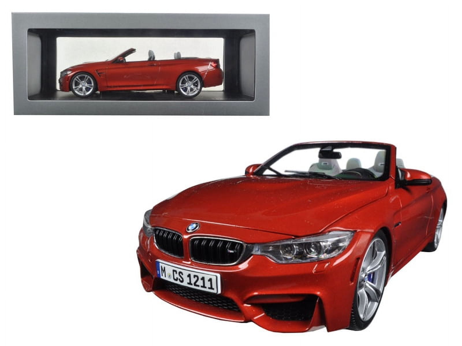 Paragon 97111 1 by 18 Scale Diecast BMW M4 Cabrio Orange Model Car